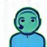 Support icon representing dedicated customer service